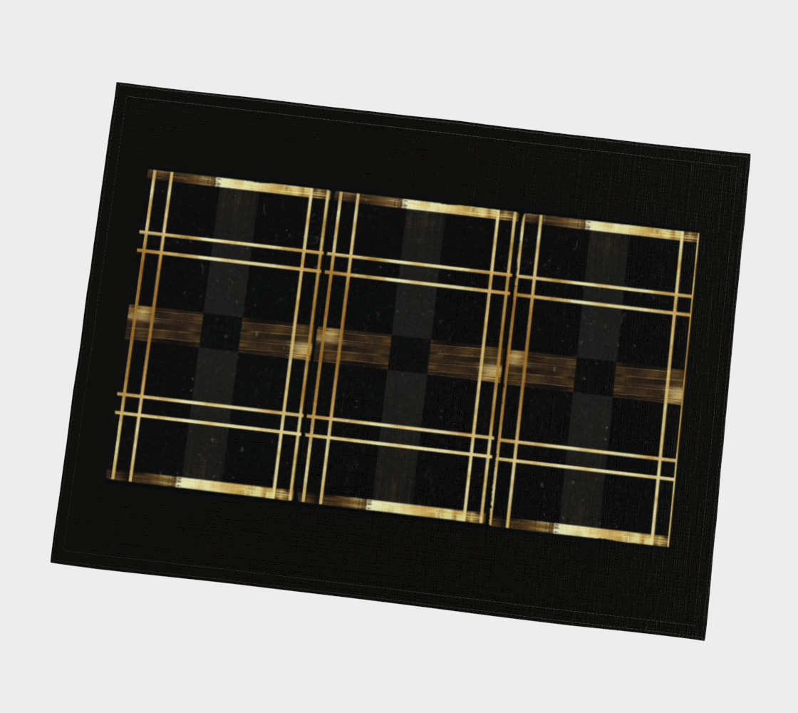 Noir & Gold Glam Placemats