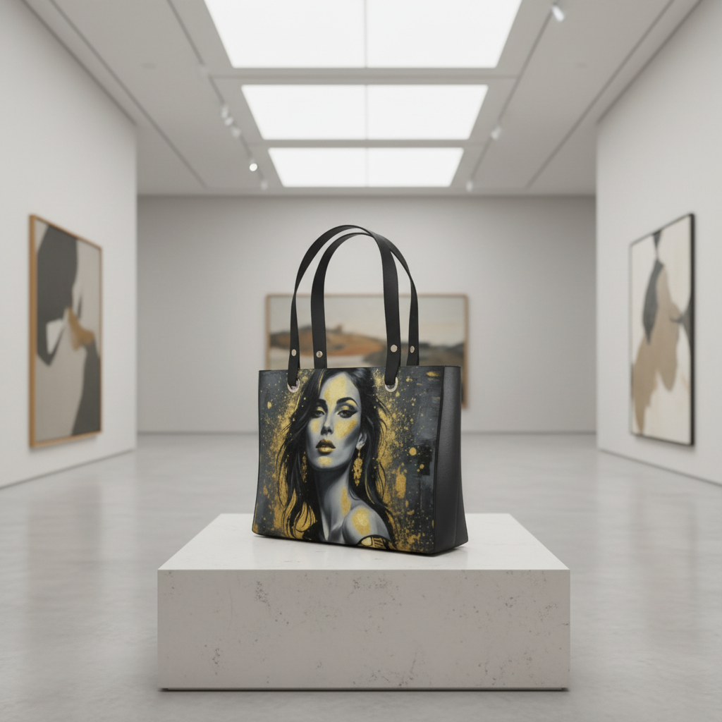 Glam Girl Gold/Black Handbags