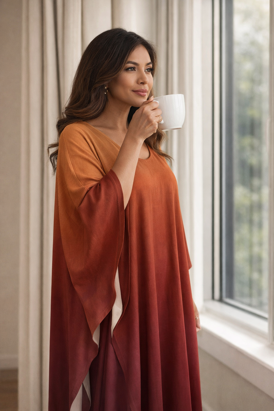 Golden Merlot Kaftan