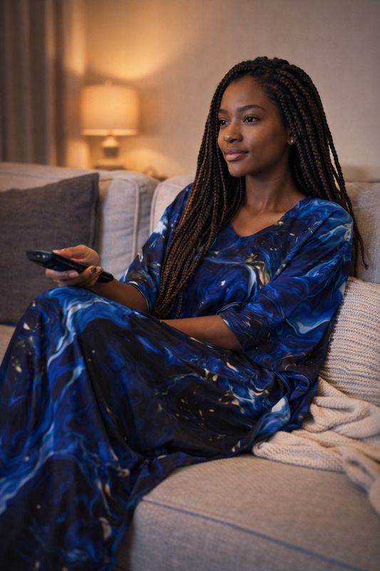 Indigo Motion Kaftan