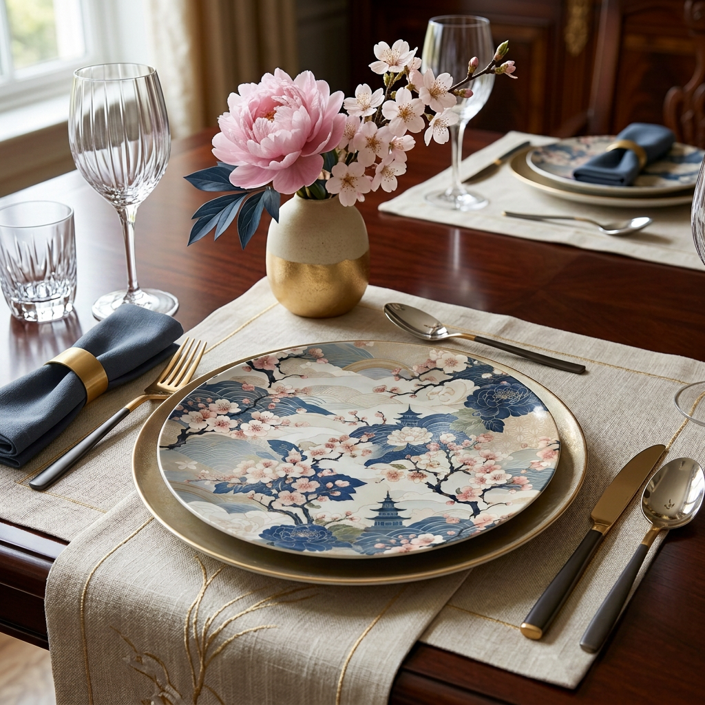 Kyoto Garden China Plates