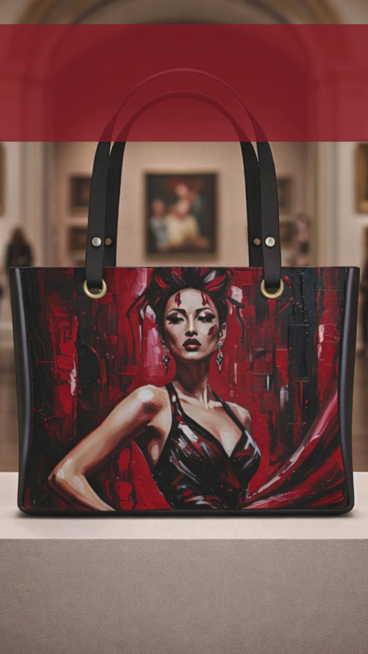 Glam Girl Silver/Black Handbags