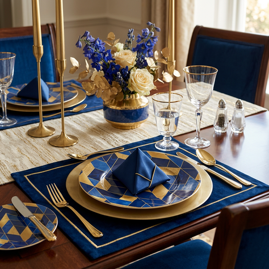 Sapphire Symmetry China Plates