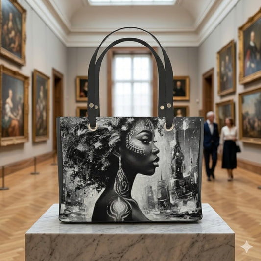Glam Girl Silver/Black Handbags