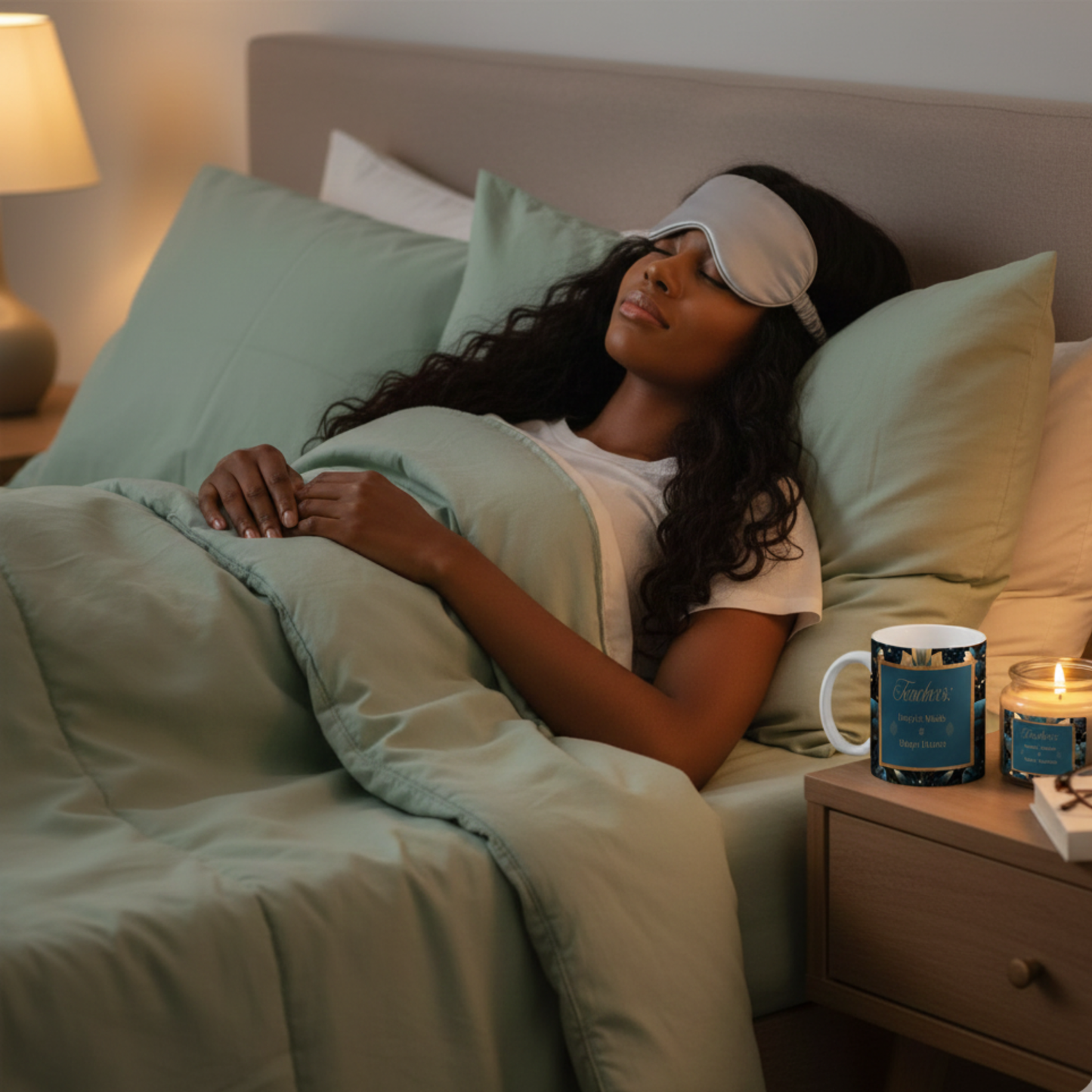 Teachers....4oz Gray Candle & Mug Gift Set