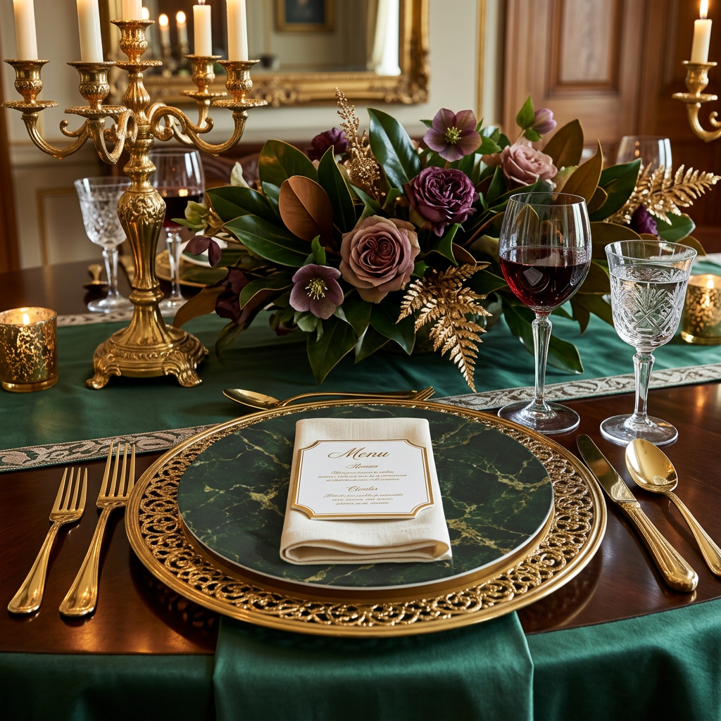 Verdant Dynasty Party Plates